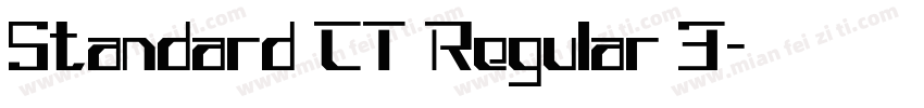 Standard CT Regular 3字体转换
